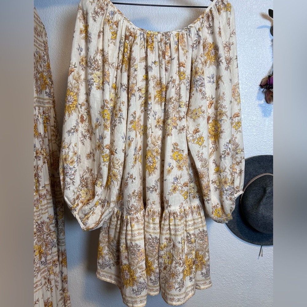 Spell Meadowland Tunic Dress Cream Never Worn - Picture 14 of 15